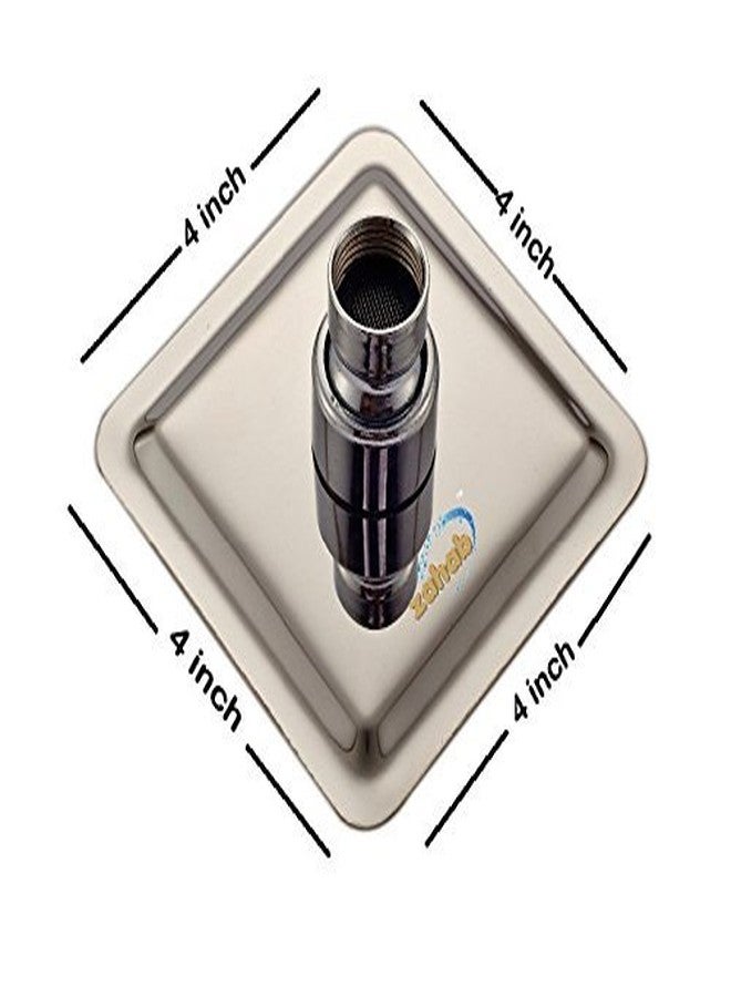 SBD Ultra Thin Stainless Steel Shower 4"x4" inch Only Head - Image 5